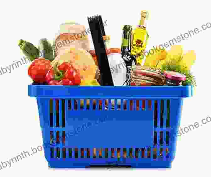 A Person Holding A Shopping Basket Full Of Generic Brand Products. 100 Ways To Live A Luxurious Life On A Budget