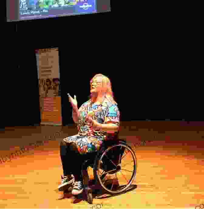 A Photograph Of Emily Speaking At A Fundraising Event, Her Voice Filled With Passion And Determination. Two Small Footprints In Wet Sand: The Uplifting True Story Of A Mother S Brave Quest To Save Her Daughter