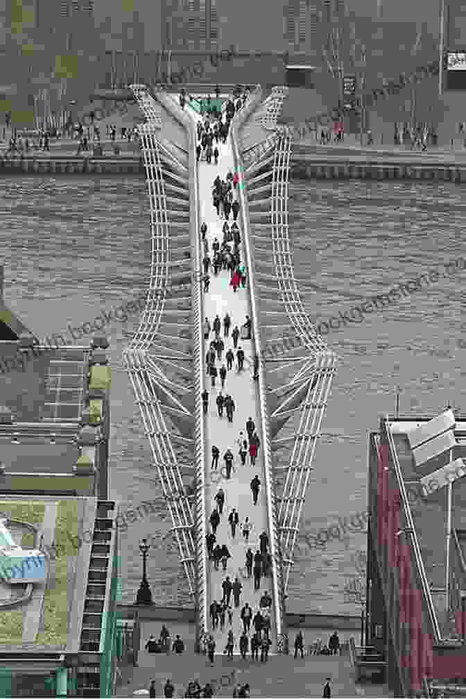 A Vibrant Photograph Of Millennium Bridge, Capturing Its Innovative Design And The Bustling Crowds Crossing It. London Bridges (Alex Cross 10)
