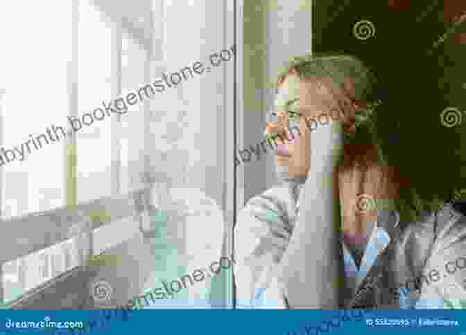 A Woman Sitting By A Window, Lost In Thought, Her Eyes Gazing Into The Distance The Heart Of A Woman
