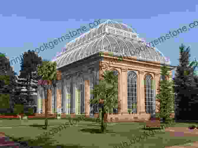 An Illustration Of The Royal Botanic Garden Edinburgh, With Its Vibrant Plant Life, Lush Greenery, And Picturesque Greenhouses. Edinburgh (Illustrations) Tom Geng