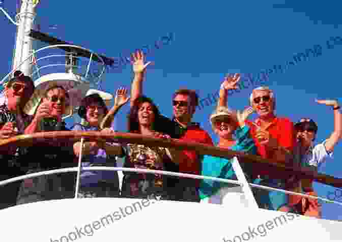Crew Members Of SV Soulmatie Smiling And Waving From The Deck Around The World On SV Soulmatie 3