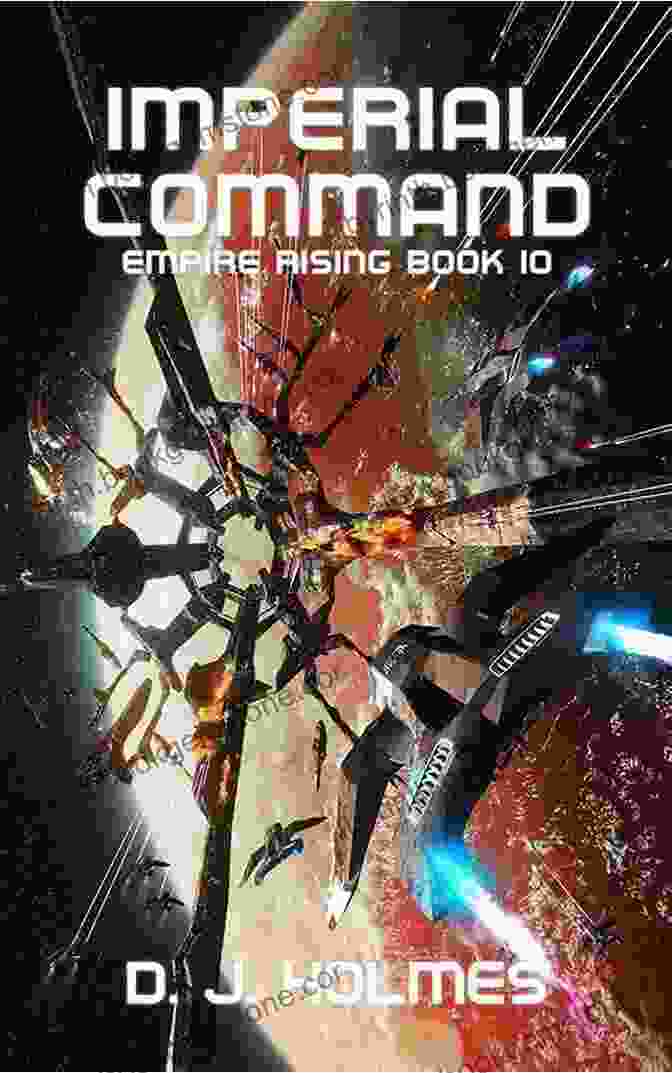 Imperial Command Empire Rising Book Cover, Featuring A Majestic Eagle Soaring Over A Sprawling Cityscape Beneath A Starry Night Sky Imperial Command (Empire Rising 10)