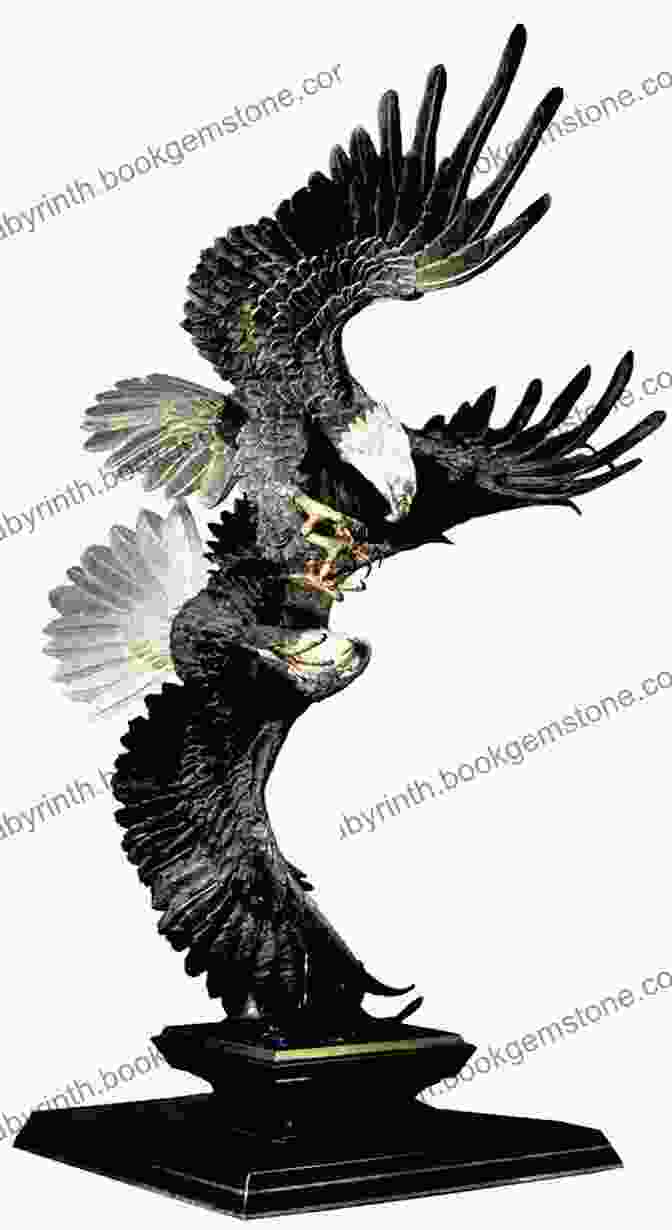 Jay Ryan's Bronze Sculpture Of A Majestic Eagle, Its Wings Outstretched In A Graceful Arc, Capturing The Essence Of Freedom And Power. 100 Posters / 134 Squirrels: A Decade Of Hot Dogs Large Mammals And Independent Rock: The Handcrafted Art Of Jay Ryan