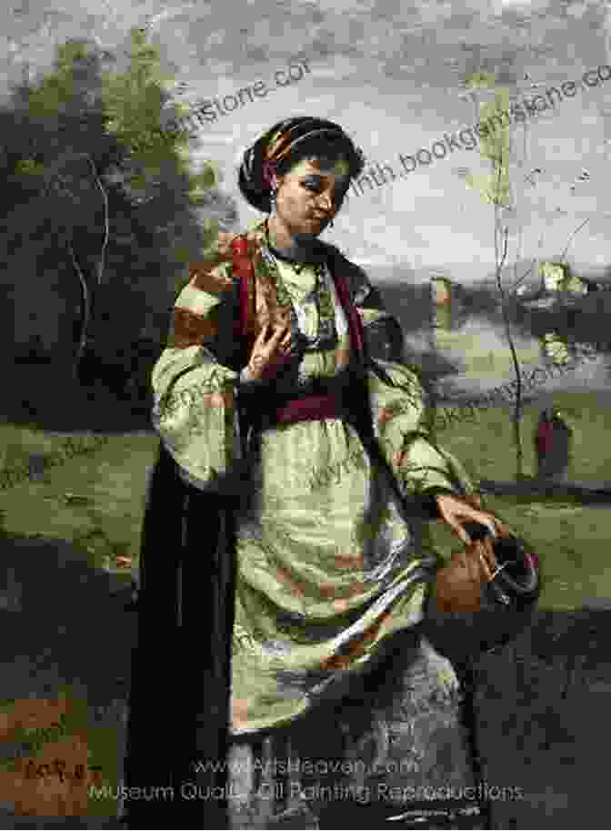 Jean Baptiste Camille Corot The Gypsy Girl Jean Baptiste Camille Corot: 220+ Realist Paintings Realism