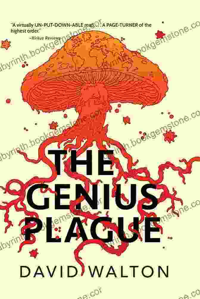 The Genius Plague Book By David Walton, Featuring A Haunting Image Of A Plague Doctor Mask The Genius Plague David Walton