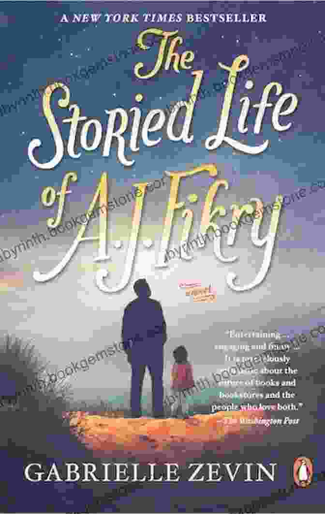 The Storied Life Of Fikry Book Cover Designed By Rachel Willey, Featuring A Man Standing In A Bookstore Aisle, Surrounded By Books. The Storied Life Of A J Fikry: A Novel