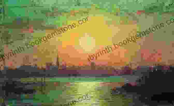 The Sunset John J Enneking: 40+ Impressionist Paintings Impressionism