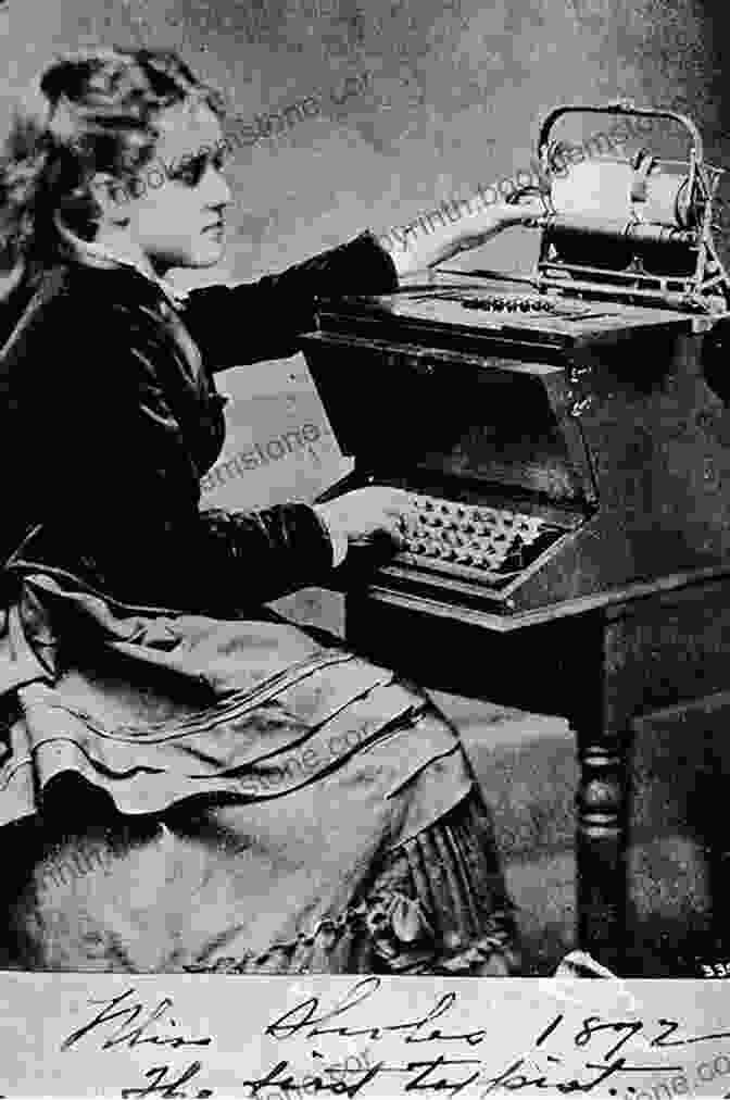 Vivian, A Young Black Woman, Sitting At A Typewriter, Determinedly Writing An Article. Three Girls From Bronzeville: A Uniquely American Memoir Of Race Fate And Sisterhood